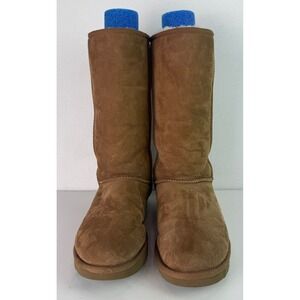 UGG Australia Classic Tall II Boots 1016224 Chestnut Suede Shearling US 8 Women